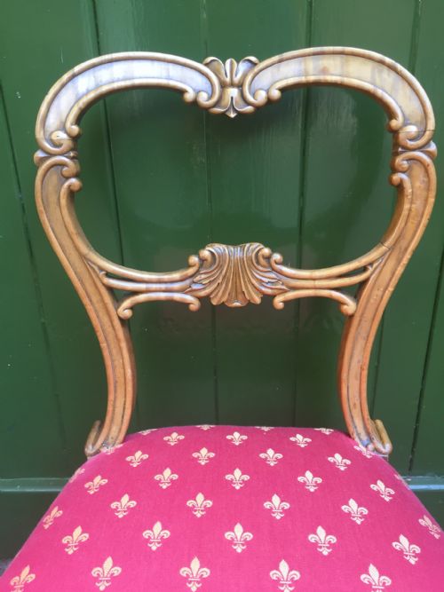 PAIR OF EARLY C19TH WILLIAM IV PERIOD MAPLE BEDROOM OR OCCASIONAL CHAIRS IN THE MANNER OF GILLOWS - ADDITIONAL PHOTO 5