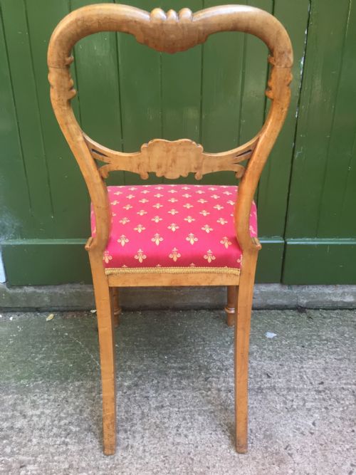 PAIR OF EARLY C19TH WILLIAM IV PERIOD MAPLE BEDROOM OR OCCASIONAL CHAIRS IN THE MANNER OF GILLOWS - ADDITIONAL PHOTO 8