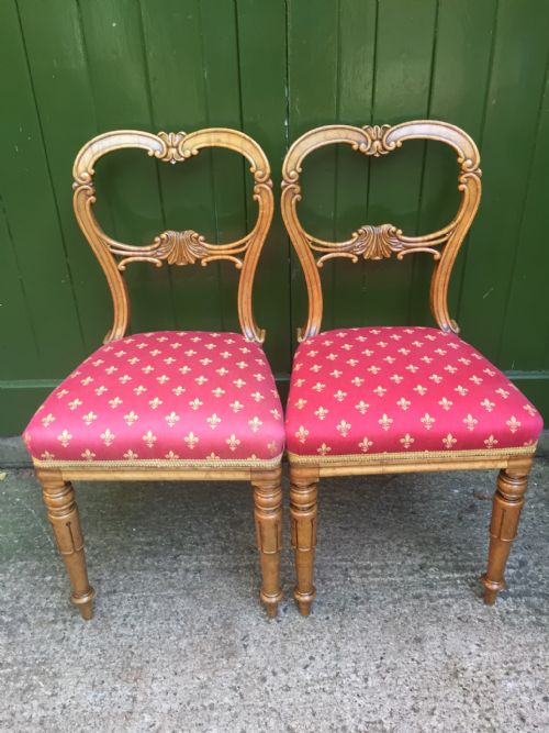 PAIR OF EARLY C19TH WILLIAM IV PERIOD MAPLE BEDROOM OR OCCASIONAL CHAIRS IN THE MANNER OF GILLOWS - ADDITIONAL PHOTO 12