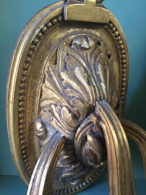 SET OF 4 EARLY C20TH ITALIAN CARVED GILTWOOD 3BRANCH WALLLIGHTS OR SCONCES - ADDITIONAL PHOTO 10