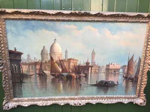 fig 2. C19th oil painting on canvas by St. John Mulholland ,