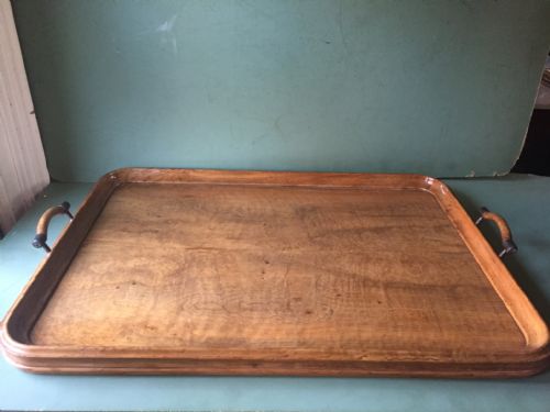 Late C19th Victorian Period Walnut Tray.