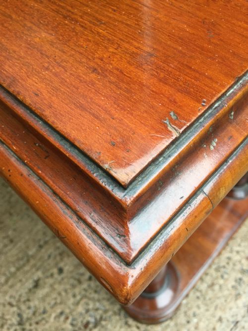 EARLY C19TH WILLIAM IV PERIOD MAHOGANY CONSOLE OR HALL TABLE OF CLASSICAL EMPIRICAL ARCHITECTURAL INSPIRATION - ADDITIONAL PHOTO 18