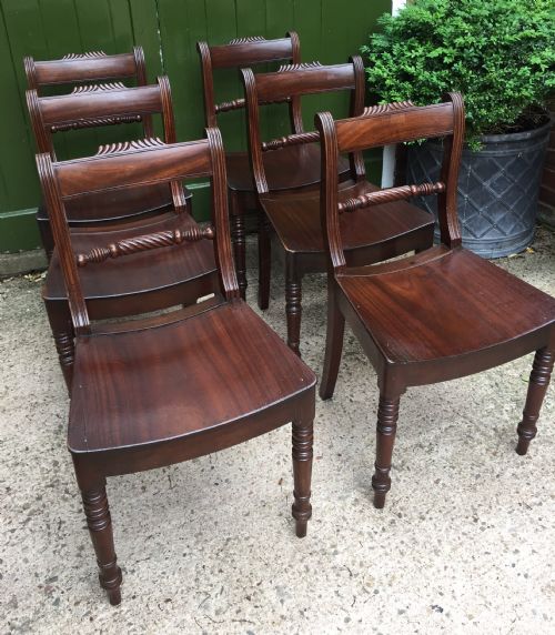 SET OF 6 EARLY C19TH REGENCY PERIOD MAHOGANY DINING CHAIRS - ADDITIONAL PHOTO 2