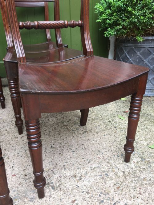 SET OF 6 EARLY C19TH REGENCY PERIOD MAHOGANY DINING CHAIRS - ADDITIONAL PHOTO 14