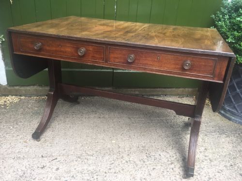 Late C18th/ Early C19th George III Period Mahogany Sofa Table