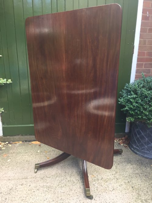 Early C19th Regency Period Mahogany Rectangular Breakfast or Dining Table.