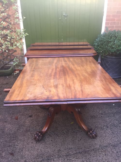 EARLY C19TH IRISH GEORGE IV PERIOD MAHOGANY DINING TABLE OF HIGHLY FLEXIBLE AND ADAPTABLE FORM ATTRIBUTED TO MACK WILLIAMS AND GIBTON OF DUBLIN - ADDITIONAL PHOTO 24