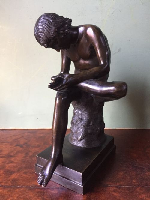 fig 1. Late C19th Italian bronze 'Grand Tour' souvenir sculpture, after the antique,