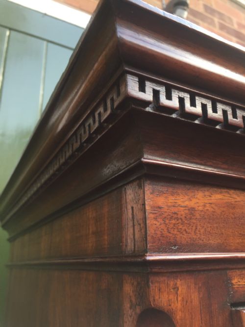 LATE C18TH GEORGE III PERIOD MAHOGANY CHESTONCHEST OR TALLBOY - ADDITIONAL PHOTO 4