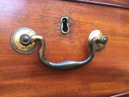 LATE C18TH GEORGE III PERIOD MAHOGANY CHESTONCHEST OR TALLBOY - ADDITIONAL PHOTO 6