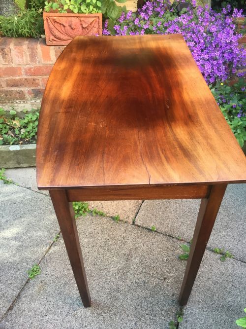 ELEGANT LATE C18TH GEORGE III PERIOD MAHOGANY SIDE TABLE - ADDITIONAL PHOTO 12