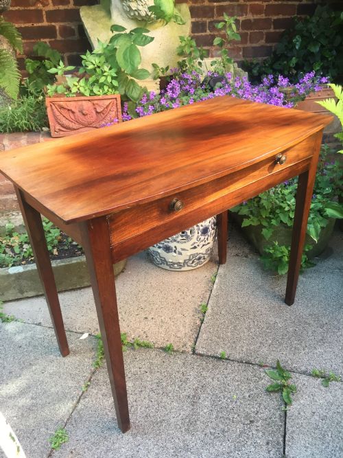 ELEGANT LATE C18TH GEORGE III PERIOD MAHOGANY SIDE TABLE - ADDITIONAL PHOTO 15