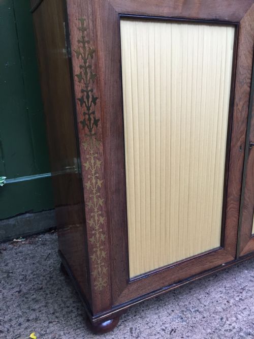 FINE QUALITY EARLY C19TH REGENCY PERIOD BRASSINLAID ROSEWOOD CHIFFONIER - ADDITIONAL PHOTO 21