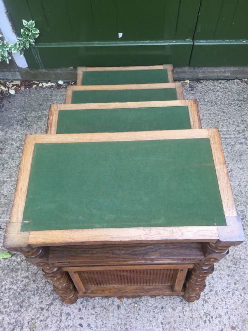 EARLY C19TH 'METAMORPHIC' OAK LIBRARY ARMCHAIR STEPS IN THE MANNER OF RICHARD HICKS BRIDGENS - ADDITIONAL PHOTO 11