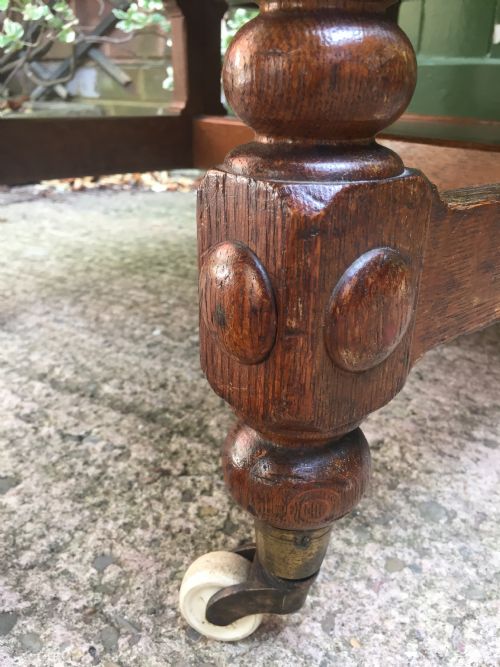 EARLY C19TH 'METAMORPHIC' OAK LIBRARY ARMCHAIR STEPS IN THE MANNER OF RICHARD HICKS BRIDGENS - ADDITIONAL PHOTO 20