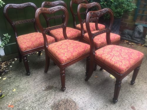 HIGH QUALITY SET OF 6 EARLY C19TH GEORGE IV PERIOD MAHOGANY DINING CHAIRS ATTRIBUTED TO GILLOWS OF LANCASTER - ADDITIONAL PHOTO 8