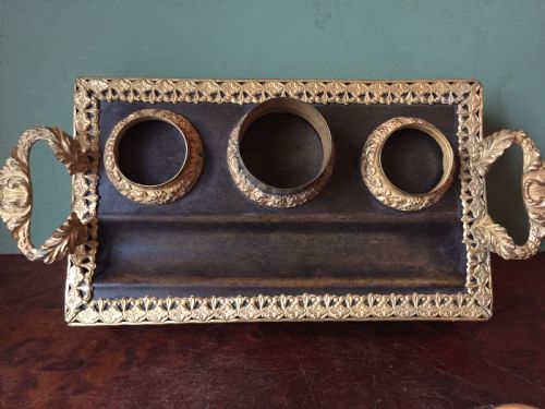 EARLY C19TH FRENCH EMPIRE DESIGN ORMOLUMOUNTED INKSTAND OF OUTSTANDING QUALITY - ADDITIONAL PHOTO 18