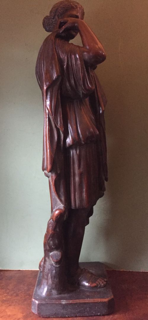 fig 4. Interesting and decorative classical C19th bronzed ‘electrotype’ copper-clad study ,after the antique , of Diane de Gabies.