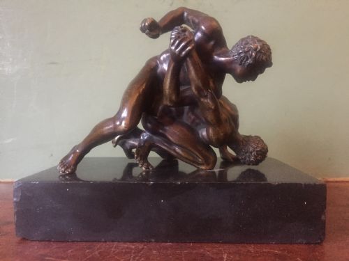 fig 1. Rare early C19th Italian 'Grand Tour' souvenir bronze reduction sculpture, after the antique, of