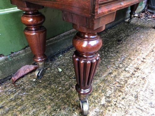 fig 2. C19th William IV period carved rosewood window seat or bench attributed to a design by Rudolph Ackermann.