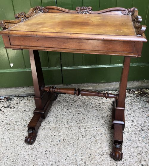 Early C19th George IV Period Mahogany Writing or Drawing Table of Gillows Design
