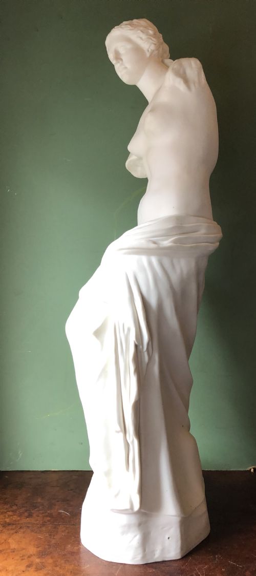 fig 2. Large scale C19th parian-ware porcelain copy of “The Venus de Milo “