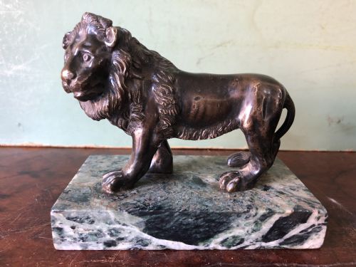 Late C18th/early C19th Italian Bronze Study of a Pacing Lion After Giambologna.