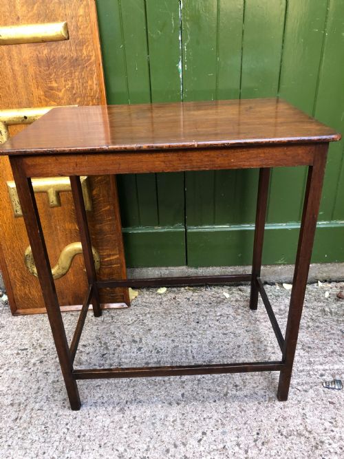 Late C18th George III Period Mahogany Rectangular Side or Centre Table .