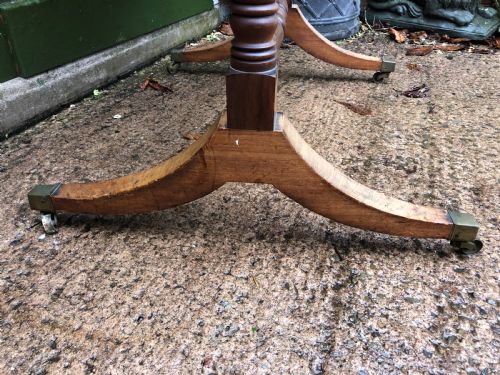 fig 3. Early C19th Regency period mahogany framed robing mirror or ‘Psyche’ of large proportions.
