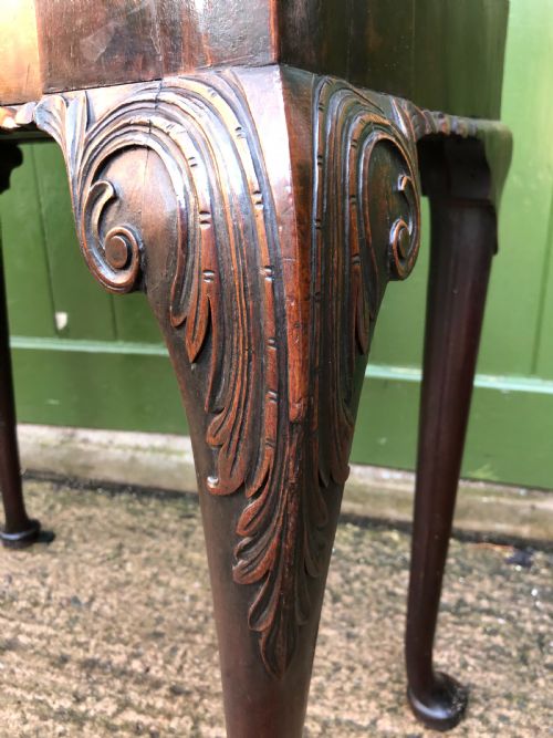 fig 2. Fine mid C18th George II Chippendale period mahogany gaming table.