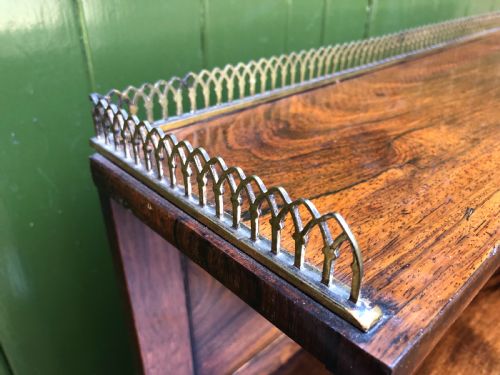 fig 3. Fine quality early C19th Regency period rosewood and gilt brass-mounted chiffonier.