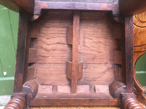 PAIR OF EARLY C19TH REGENCY PERIOD OAK HALL OR FOOTMANS CHAIRS BY GILLOWS OF LANCASTER - ADDITIONAL PHOTO 14
