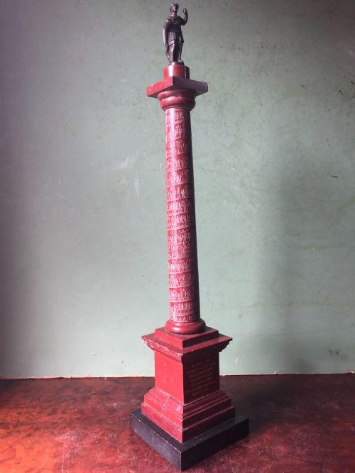 fig 3. Fine quality group of 3 early C19th Italian marble ‘Grand Tour’ souvenir architectural reduction models from ancient Rome .