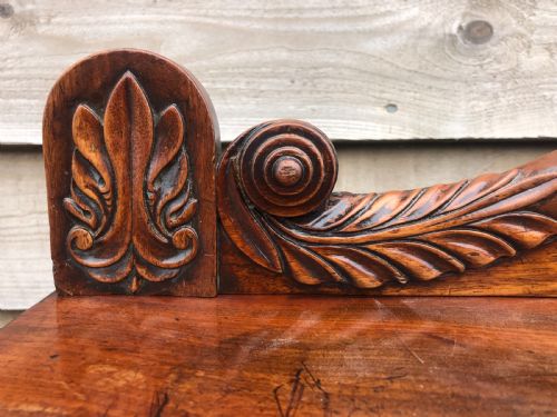 EARLY C19TH WILLIAM IV PERIOD MAHOGANY SERVING BUFFET OF UNUSUAL DESIGN - ADDITIONAL PHOTO 15