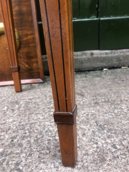 LATE C18TH GEORGE III PERIOD ROSEWOOD CROSSBANDED SATINWOOD FOLDOVER CARD TABLE - ADDITIONAL PHOTO 3