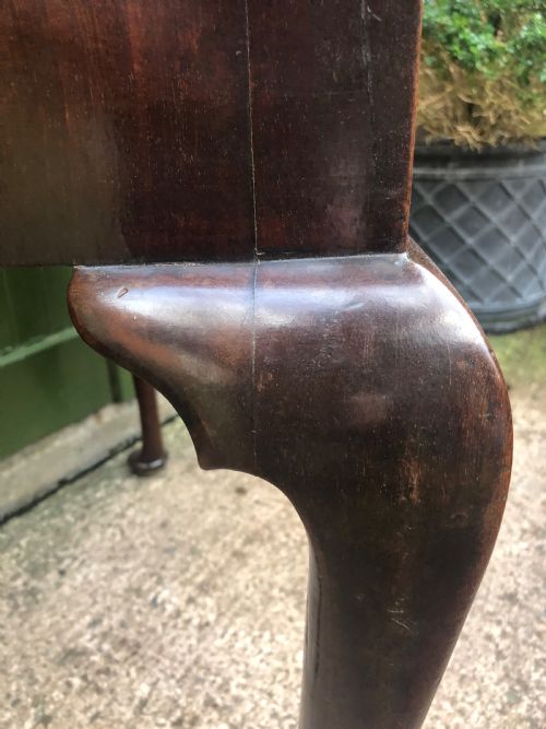 MID C18TH GEORGE II PERIOD MAHOGANY FOLDOVER GAMING TABLE - ADDITIONAL PHOTO 5