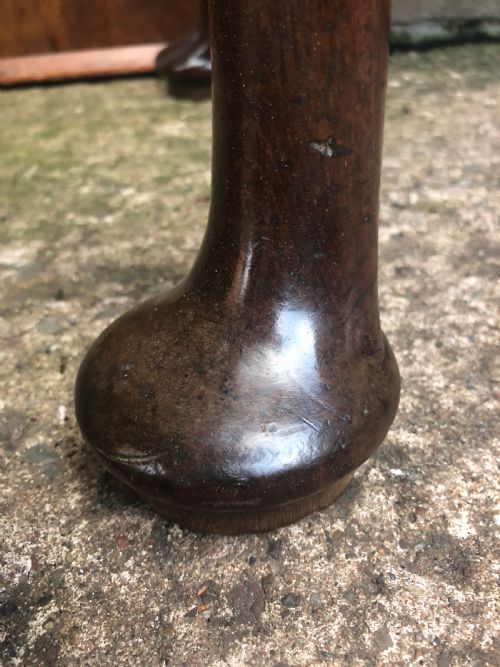 MID C18TH GEORGE II PERIOD MAHOGANY FOLDOVER GAMING TABLE - ADDITIONAL PHOTO 14