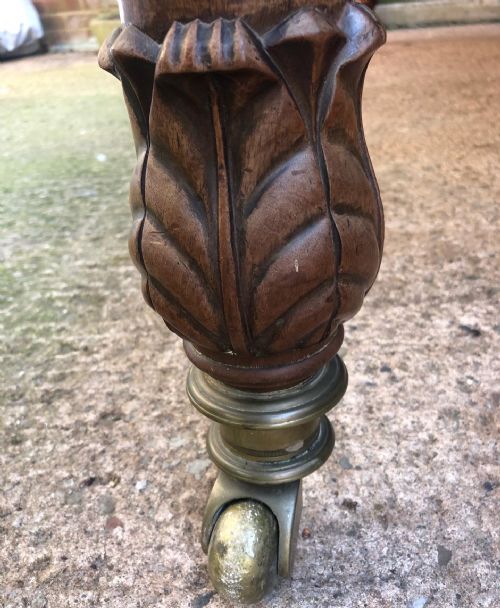 EARLY C19TH GEORGE IV PERIOD MAHOGANY EXTENDING DINING TABLE - ADDITIONAL PHOTO 6