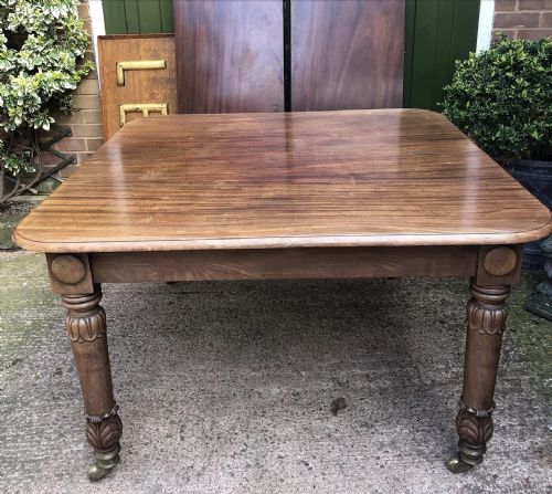 EARLY C19TH GEORGE IV PERIOD MAHOGANY EXTENDING DINING TABLE - ADDITIONAL PHOTO 20