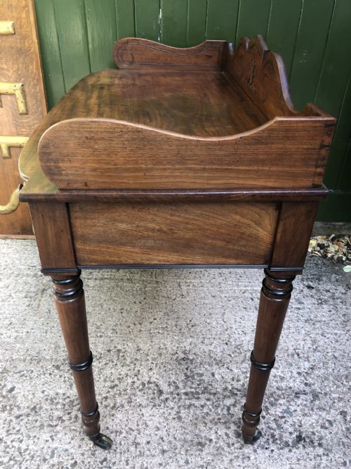 EARLY C19TH REGENCY PERIOD MAHOGANY SIDE TABLE OF EXCEPTIONAL COLOUR AND PATINA - ADDITIONAL PHOTO 8