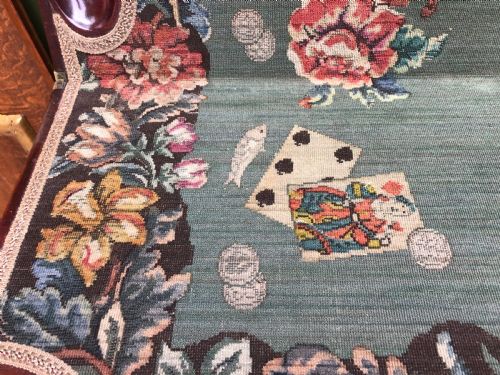 MID C18TH GEORGE II PERIOD MAHOGANY FOLDOVER TOP CARD OR GAMING TABLE - ADDITIONAL PHOTO 11