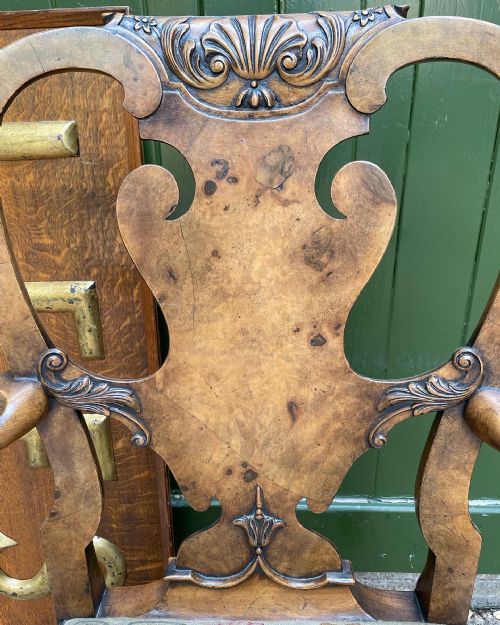 A FINE QUALITY EARLY C20TH GEORGE II PERIOD REVIVAL WALNUT ARMCHAIR - ADDITIONAL PHOTO 17