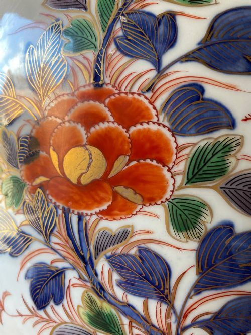LARGE LATE C19TH JAPANESE MEIJI PERIOD PORCELAIN VASE DECORATED IN THE IMARI PALETTE - ADDITIONAL PHOTO 5