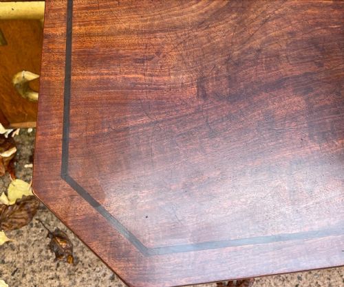 FINE QUALITY EARLY C19TH REGENCY PERIOD MAHOGANY FOLDOVER CARD OR GAMES TABLE - ADDITIONAL PHOTO 13