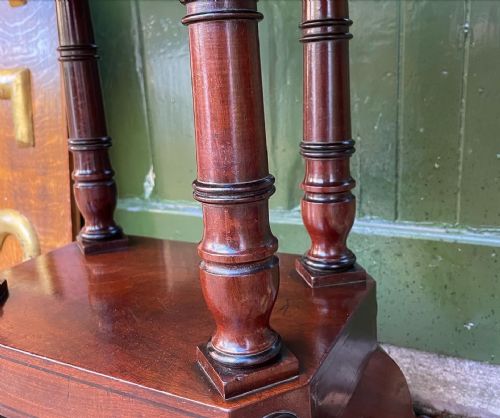 FINE QUALITY EARLY C19TH REGENCY PERIOD MAHOGANY FOLDOVER CARD OR GAMES TABLE - ADDITIONAL PHOTO 14
