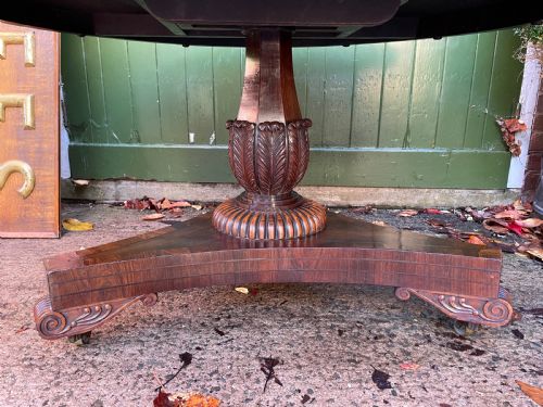 AN EXCEPTIONAL QUALITY EARLY C19TH REGENCY PERIOD ROSEWOOD CENTRE TABLE - ADDITIONAL PHOTO 5