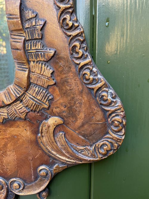 PAIR OF LATE C19TH GEORGE I PERIOD REVIVAL CARVED WALNUT AND PARCELGILT CONSOLE TABLES AND MIRRORS - ADDITIONAL PHOTO 11
