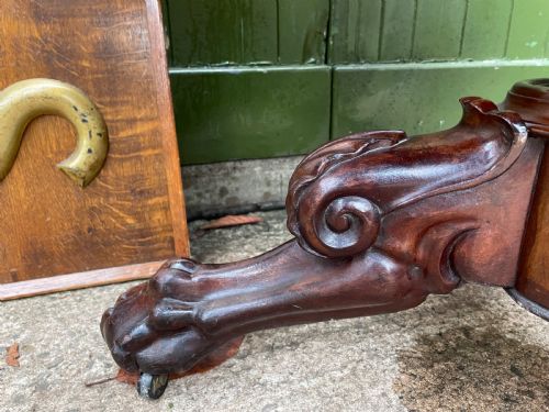 EARLY C19TH FRENCH CHARLES X PERIOD MAHOGANY GUERIDON WITH MARBLE TOP - ADDITIONAL PHOTO 20