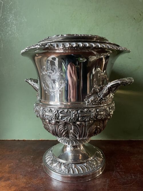 FINE EARLY C19TH REGENCY PERIOD OLD SHEFFIELD PLATE WINECOOLER BY MATTHEW BOULTON CO - ADDITIONAL PHOTO 1